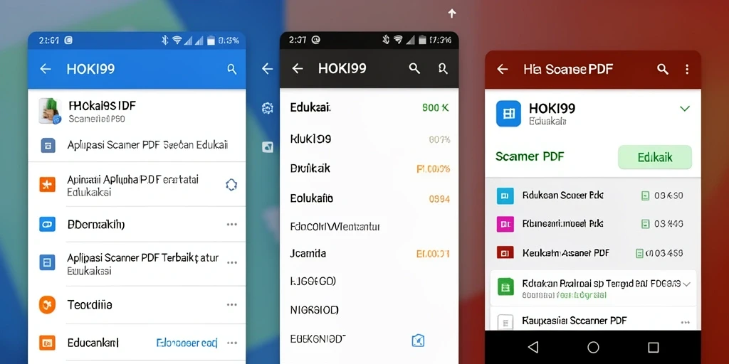 Tampilan antarmuka HOKI99 yang sederhana dan fungsional untuk Scanner PDF.