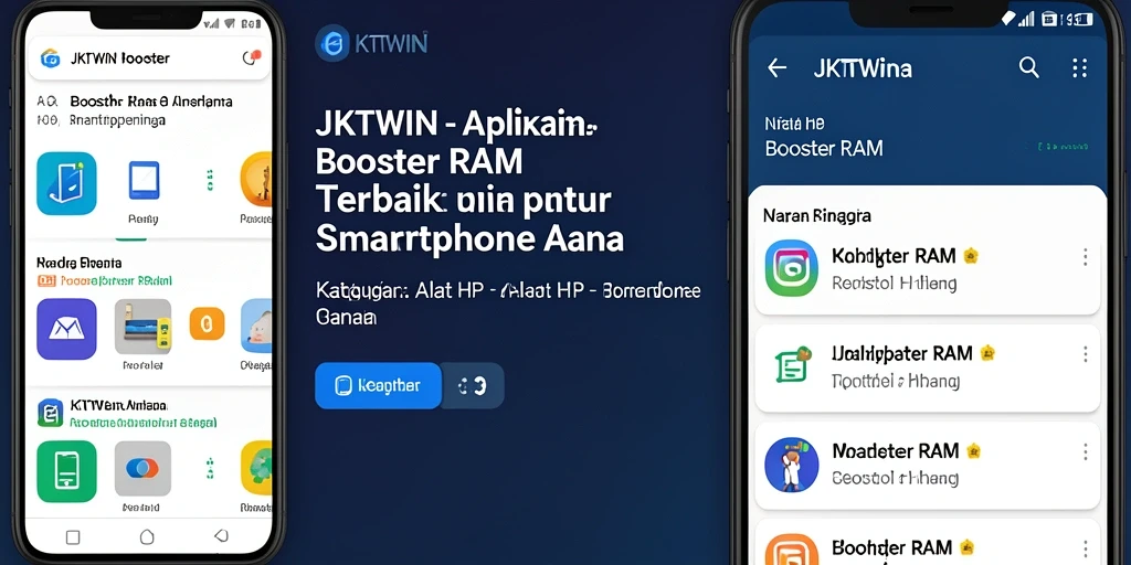 Tampilan antarmuka pengguna JKTWIN yang bersih dan intuitif.